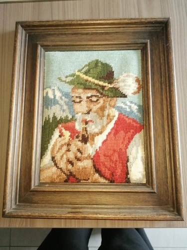 Stickbild gobelintechnik - in,