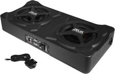 Hifonics ZRX220A | 2 x 20 cm (8") Aktiv-Dual-Bassreflex Subwoofer inkl. Fernbed.