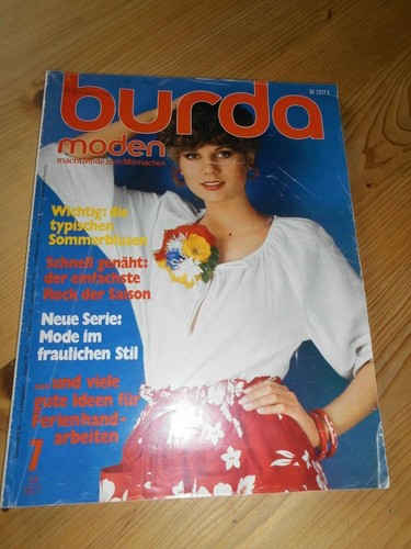 Burda moden juli 1977 - moden, 1977,