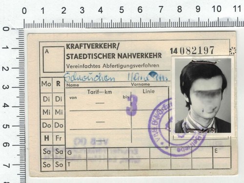 Ddr dokument fahrausweis - ddr,