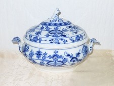 Zwiebelmuster Suppenterrine Suppenschüssel unleserlich markiert!