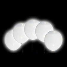 50x Weiße Led Ballons