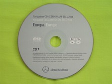 CD NAVIGATION MERCEDES BENZ AUDIO 50 APS SKANDINAVIEN 2014 A B C GL M R NTG 2