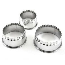 3pc Rund Edelstahl
