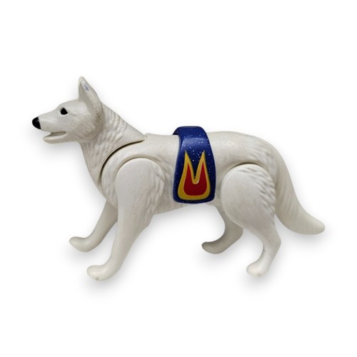Playmobil tiere weißer hund - tiere,