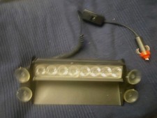 Frontblitzer BOS Polizei Feuerwehr Blaulicht Frontscheibe 12V LED