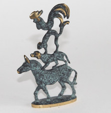 WALTER BOSSE | Die Bremer Stadtmusikanten, Kleinbronze  (1955)