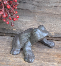 ❤️Süßer kleiner Frosch  aus   Gusseisen Rost  Vintage Garten Teich  ❤️