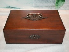 Alte Antike Holzschatulle " Art-Deco " ca. 1920