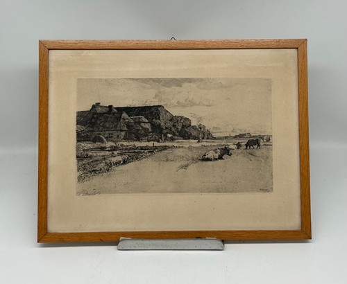 Radierung landschaft mit - radierung,