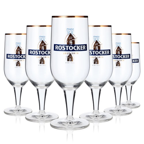 Rostocker bier glas 3l - 6x,