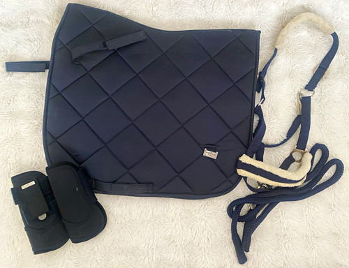 Dunkelblaues reitset - dunkelblaues,