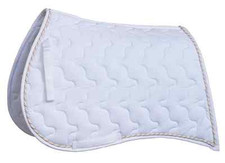 Schabracke Müritz Baumwollschabracke in Barockform  rot schwarz royalblau DR VS