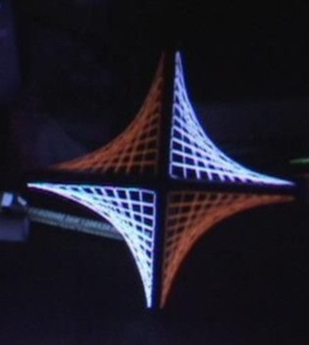 Stringart holzkreuz deko - holzkreuz, uv