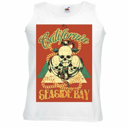 Tank top california sea - california, side