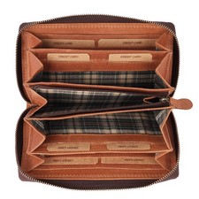 Damen Geldbörse Leder RFID