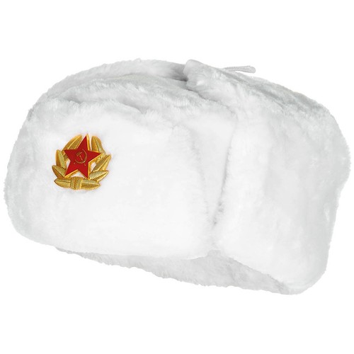 Russische fellmütze uschanka - fellmütze,