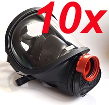 10x Feuerwehrmaske Gasmaske Schutzmaske Atemschutzmaske BRK 820 Bartels Rieger