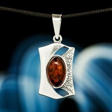 Bernstein Silber 925 Anhänger