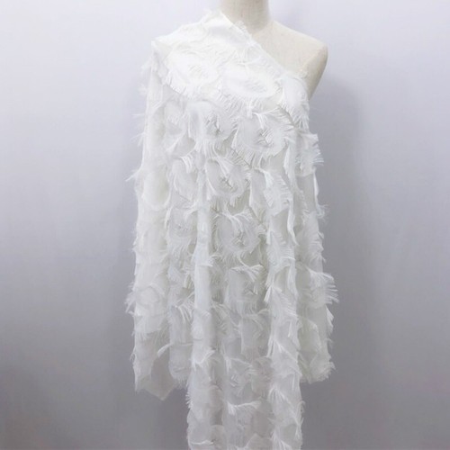 Jacquard chiffon stoff - chiffon,