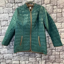 Grüne Leichte Steppjacke