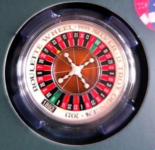 1,5oz Silber Niue Roulette Spinning Wheel 2023, nur 3600 Stück