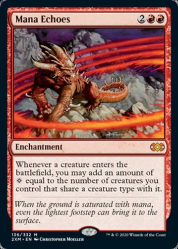 Mana echoes foil near - mana, mint