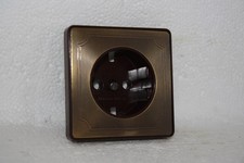 Merten Antik Steckdose Blende (alte Ausführung) in Messing