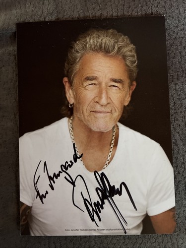 Autogrammkarte peter maffay - autogrammkarte,