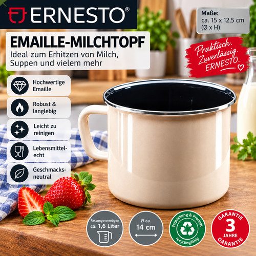 Ernesto emaille milchtopf - ernesto,