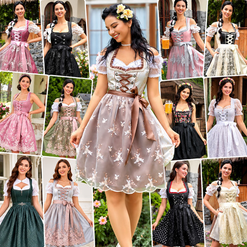 Oktoberfest festkleid midi - festkleid,