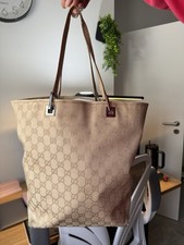 Gucci shopper canvas beige - shopper, gg
