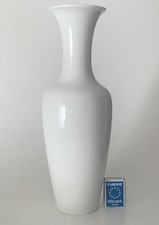 Weiße Vase Porzellan KPM Berlin 35 cm 1. Wahl Porzellanvase Zeptermarke
