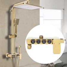 Gold Regendusche set
