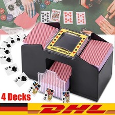 Kartenmischmaschine Elektrische Automatische 4 Decks Kartenmischer Mischmaschine