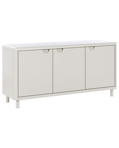 Sideboard stahl hellbeige - stahl,