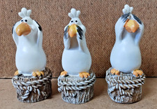 3er Set Möwen (nichts hören/