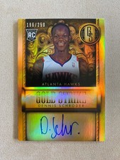 Dennis Schröder 2013 Gold Standard /250 ON CARD Autograph Atlanta Hawks Schroder