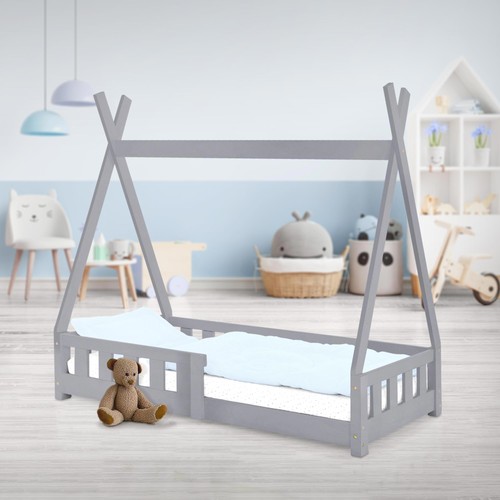 Kinderbett grau tipi - kinderbett,