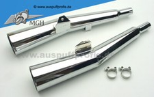 MARVING GPZ 750 UT ZX750A KZ 750 E MARVING  chrom EG-Zulassung Auspuff  