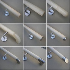 Ahorn Handlauf mit Halter