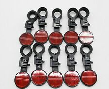 Fahrrad Reflektoren für Sattelstüttze, rot, NEU 10 Stück