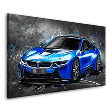Acrylglasbild BMW i8 Wandbild