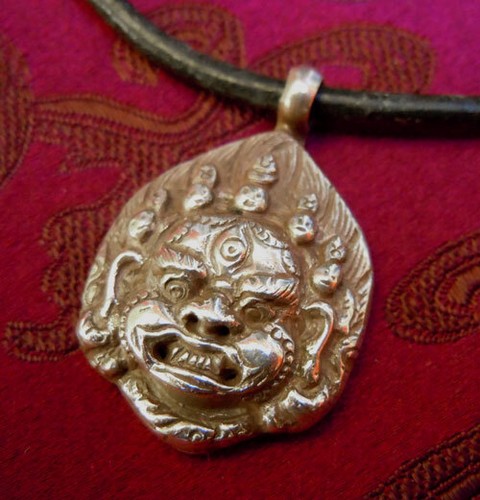 Tibet buddha amulett mahakala - amulett,