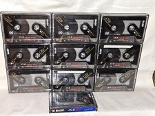 10x Basf CS II 90  *UNBESCHRIFTET* Leerkassetten Tape