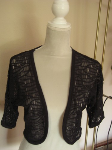 Bolero jacke spitzen jäckchen - bolero, spitzen-jäckchen