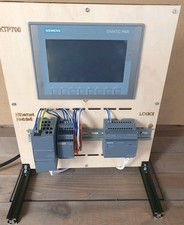 Testaufbau Siemens SIMATIC KTP700 Basic + LOGO 12/24RCEo + 24V + CSM 1277 gebr.