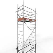 ALTEC Rollfix 2.0 400 Rollen Ø125mm 4m Baugerüst Alu Gerüst Fahrgerüst Wandanker