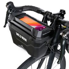 Fahrradtasche Lenkertasche Wasserdicht mit transparentem Smartphone-Fach Adapter