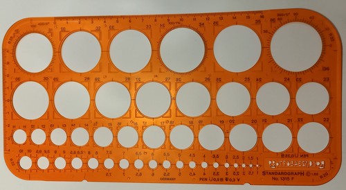 Zeichenschablone standardgraph - zeichenschablone,